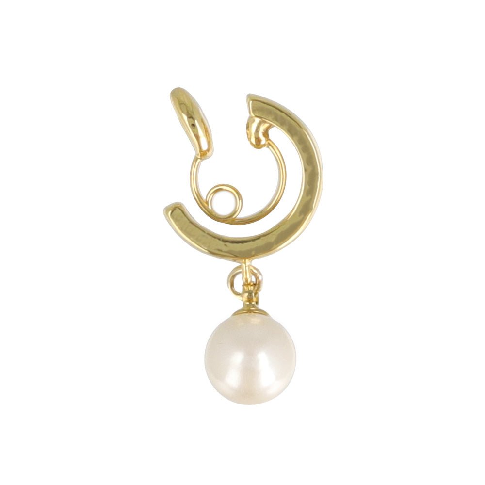 Pearl Drop C Shape Clip Ons