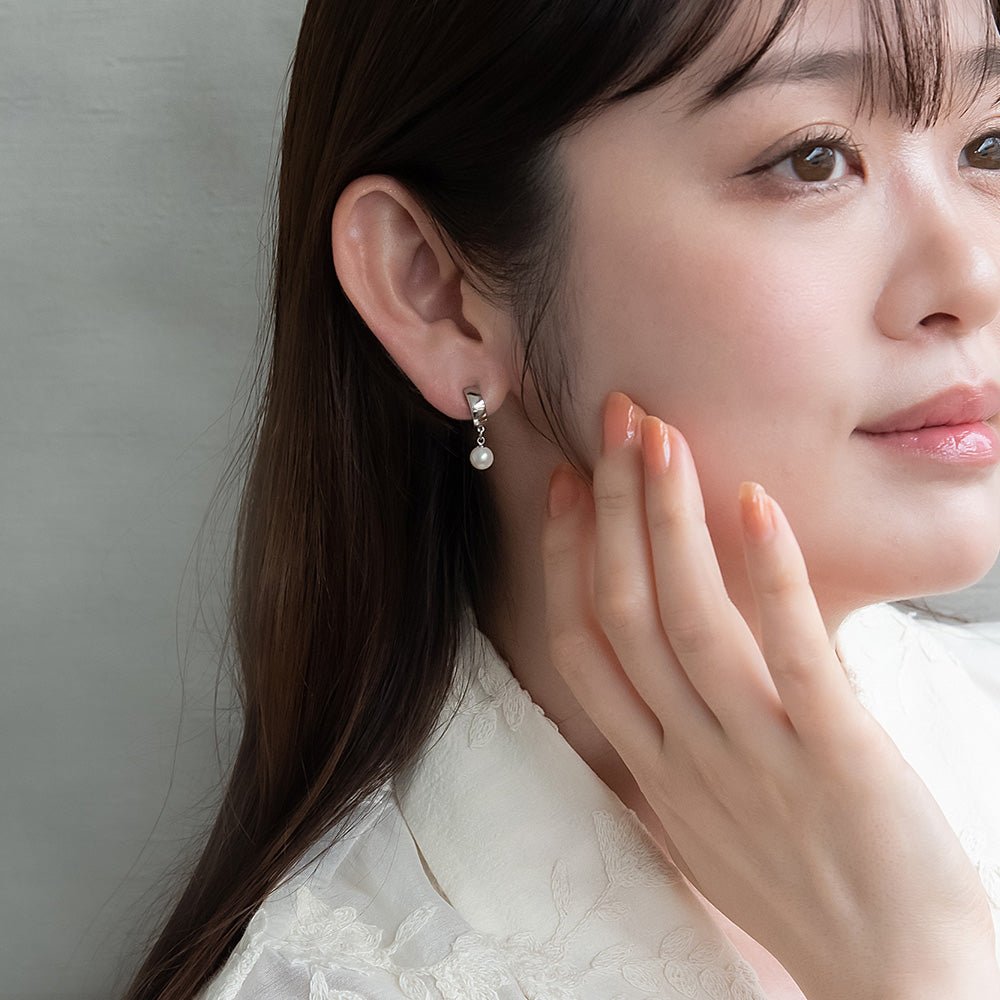 Pearl Drop C Shape Clip Ons