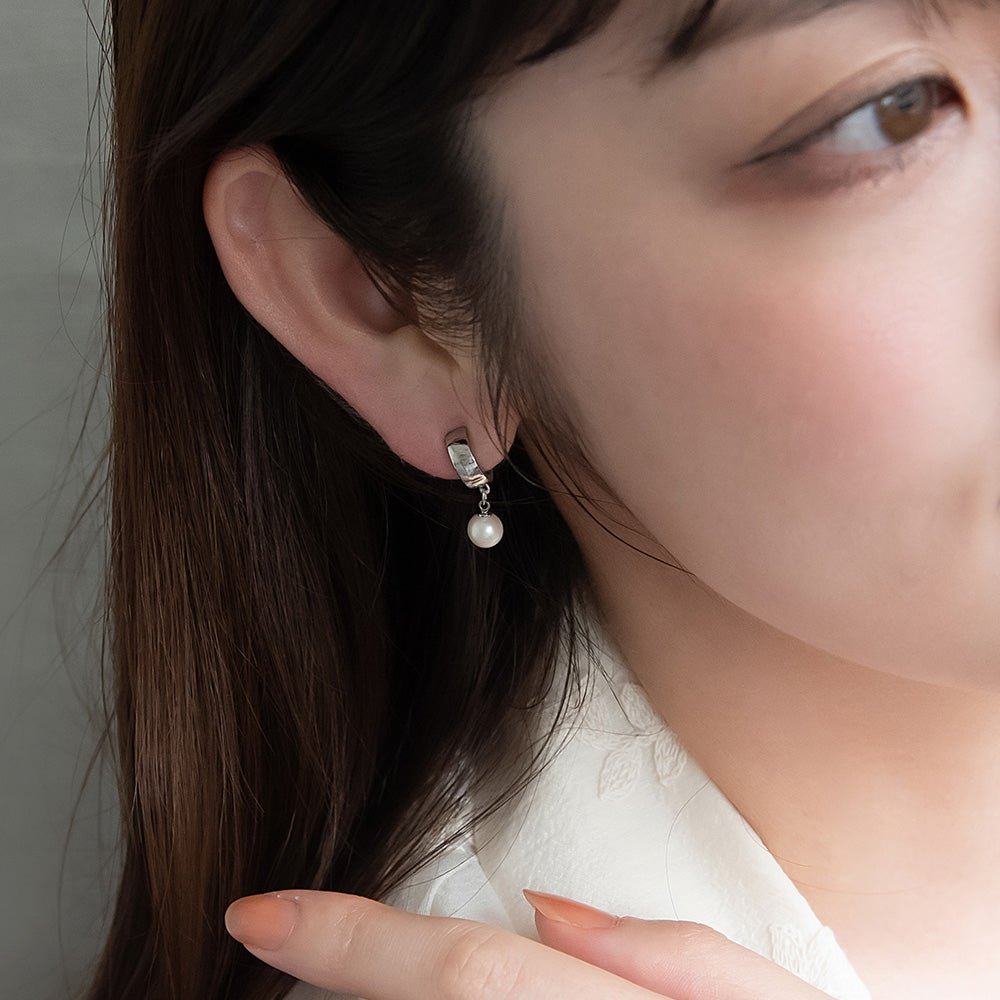 Pearl Drop C Shape Clip Ons