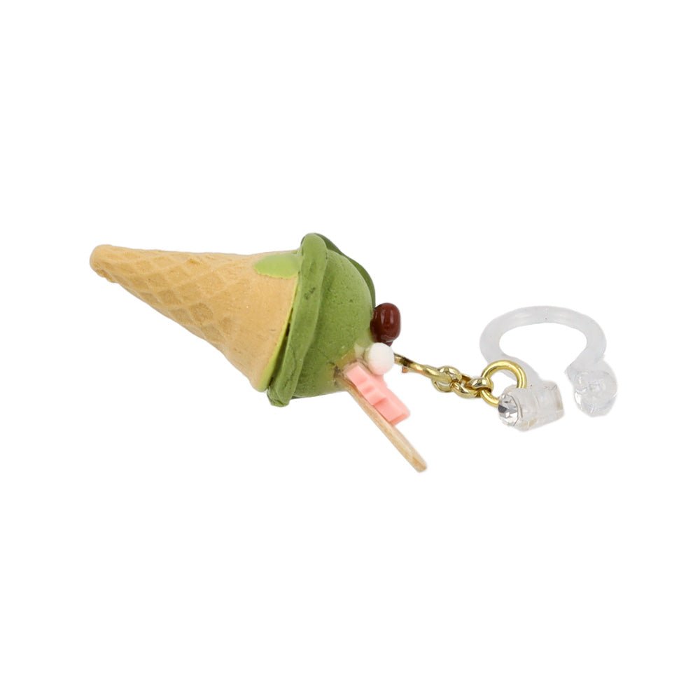 Matcha Ice Cream Invisible Clip Ons - Osewaya
