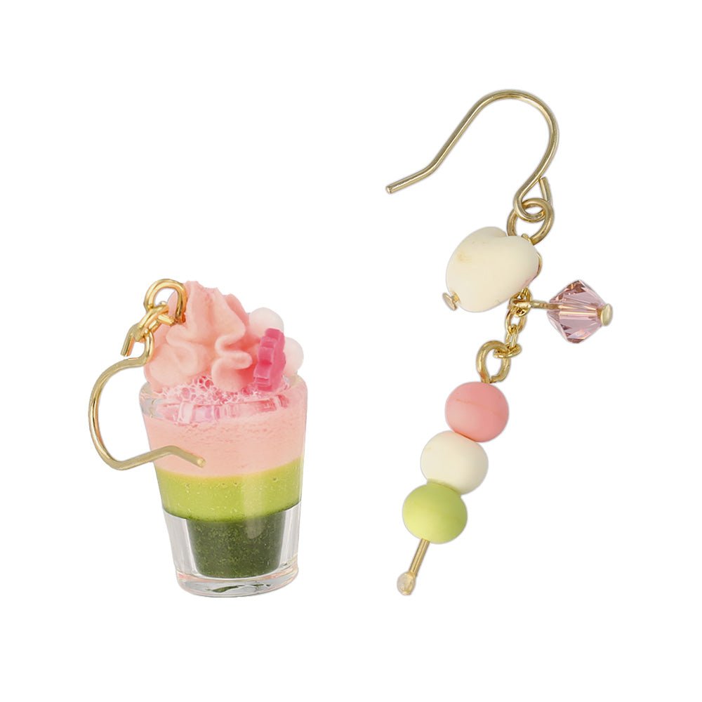 Matcha Parfait and Dango Earrings