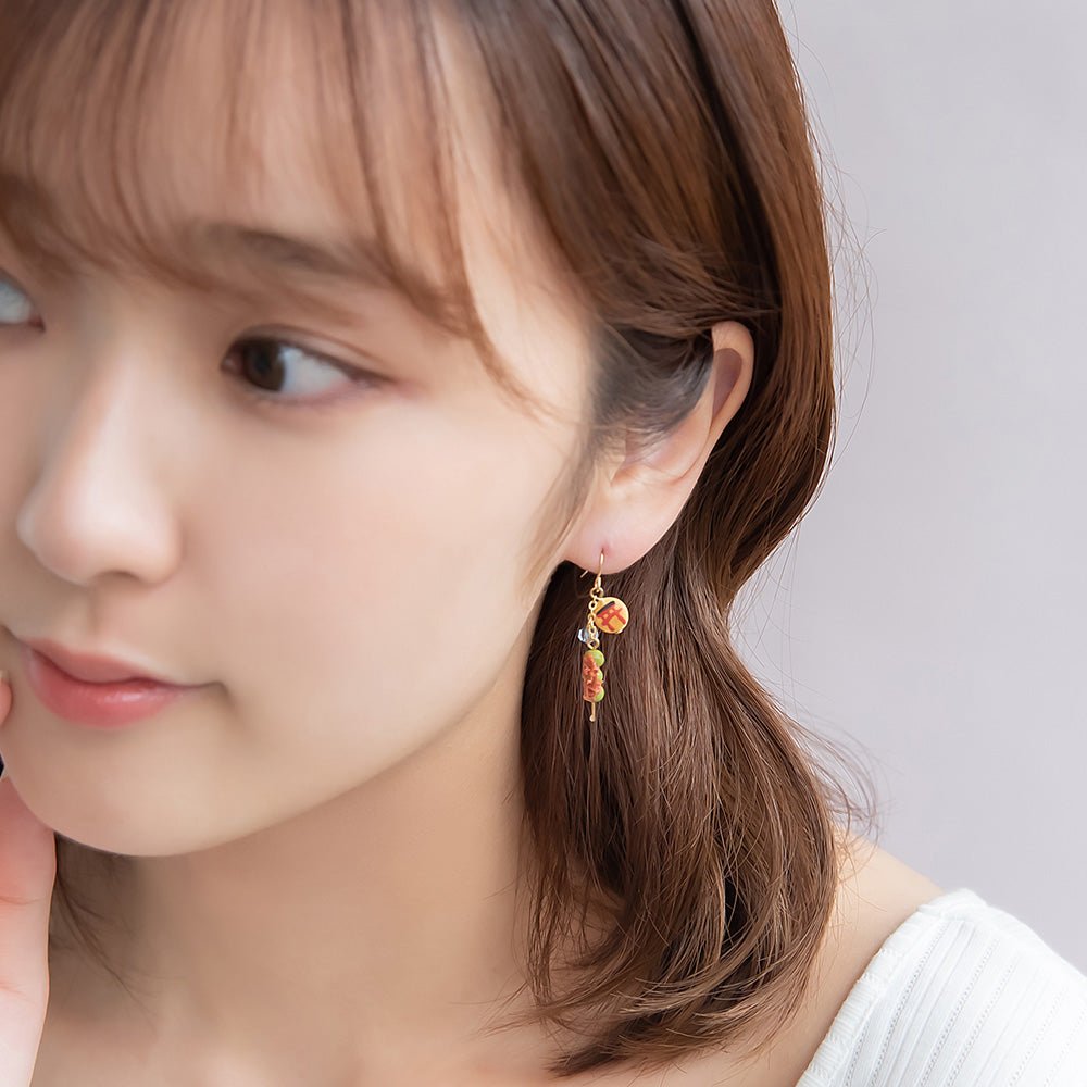 Matcha Parfait and Dango Earrings